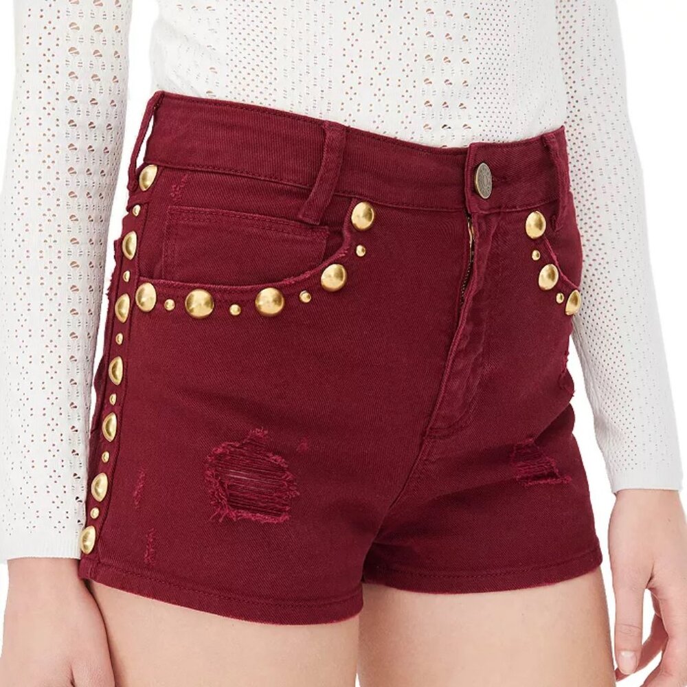 Sandro Pichi Studded Shorts ASO Aria Montgomery - Picture 2 of 8